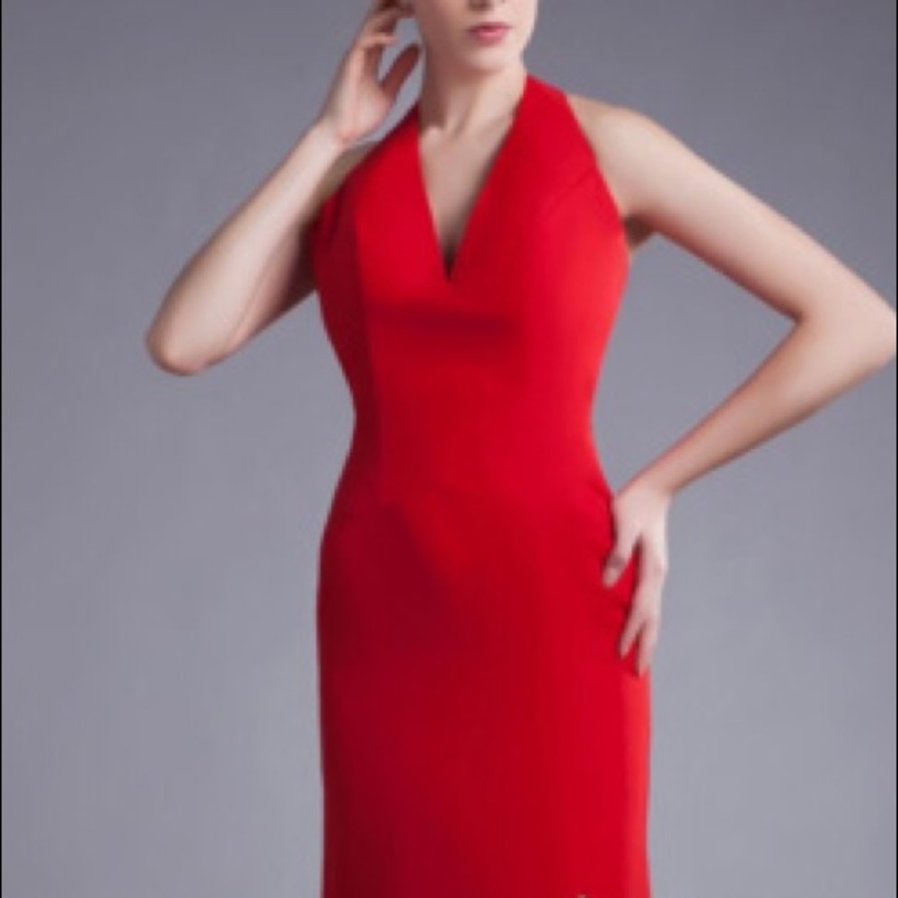 Sale Liz Claiborne/ ruby red cocktail dress